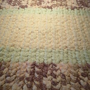 Plush Baby Blanket Handmade 39x31